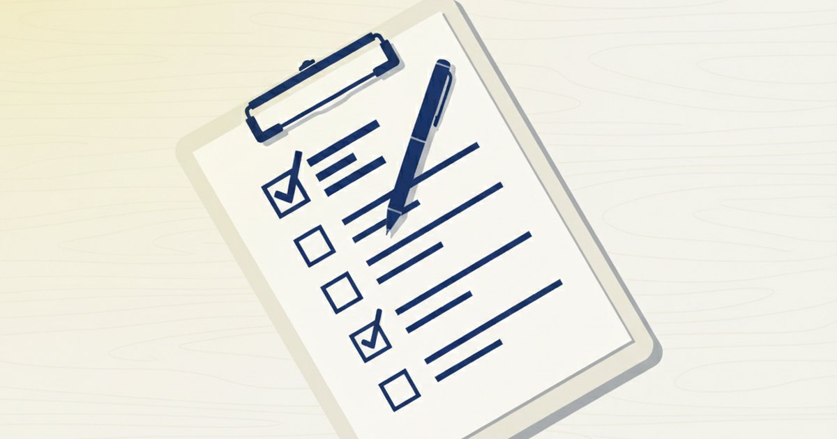 Cartella clinica con checklist dei sintomi ADHD per la diagnosi negli adulti